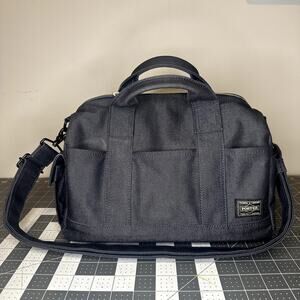 Porter Yoshida & Co Navy Canvas Handbag